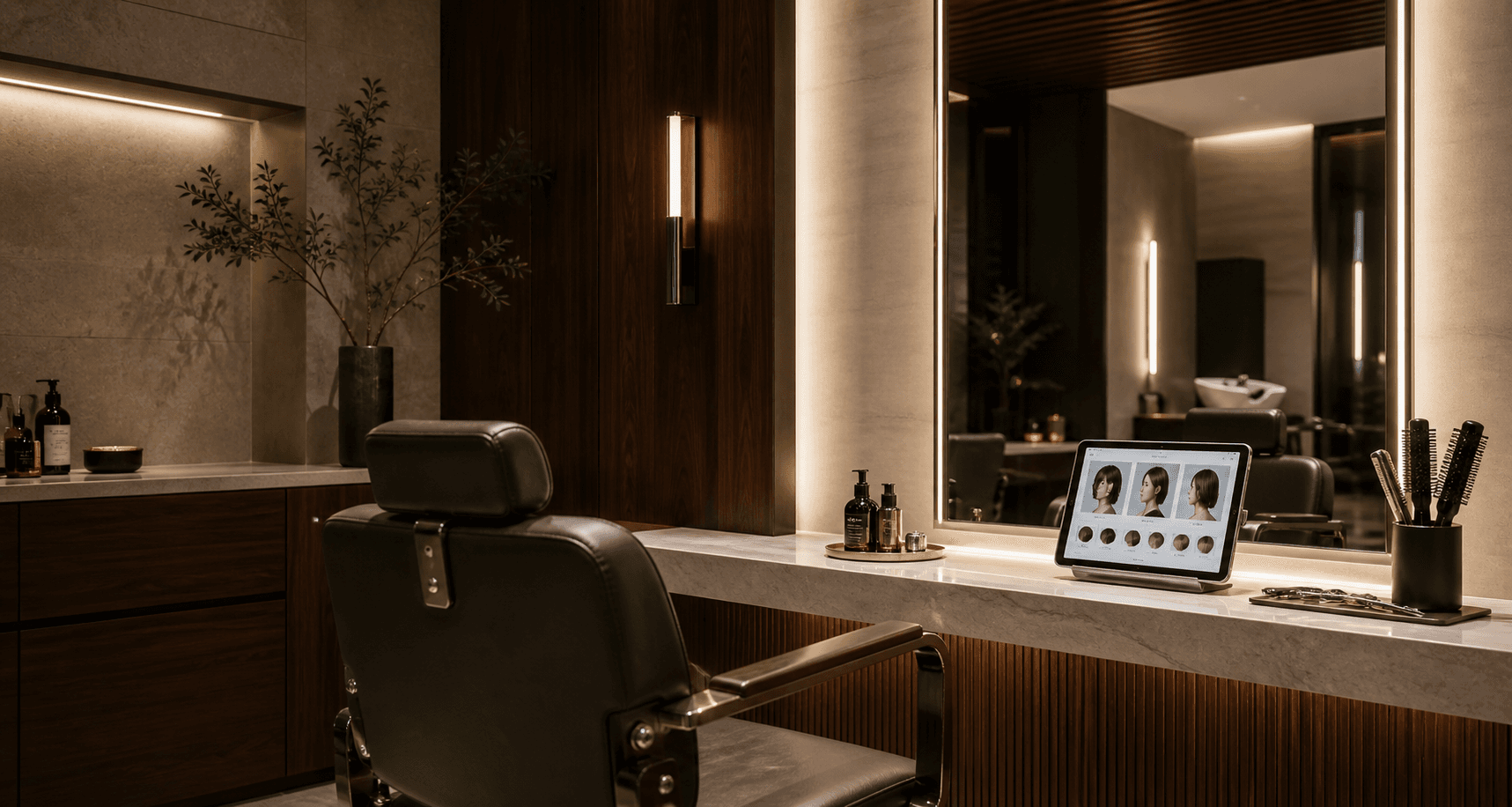 Premium salon consultation suite